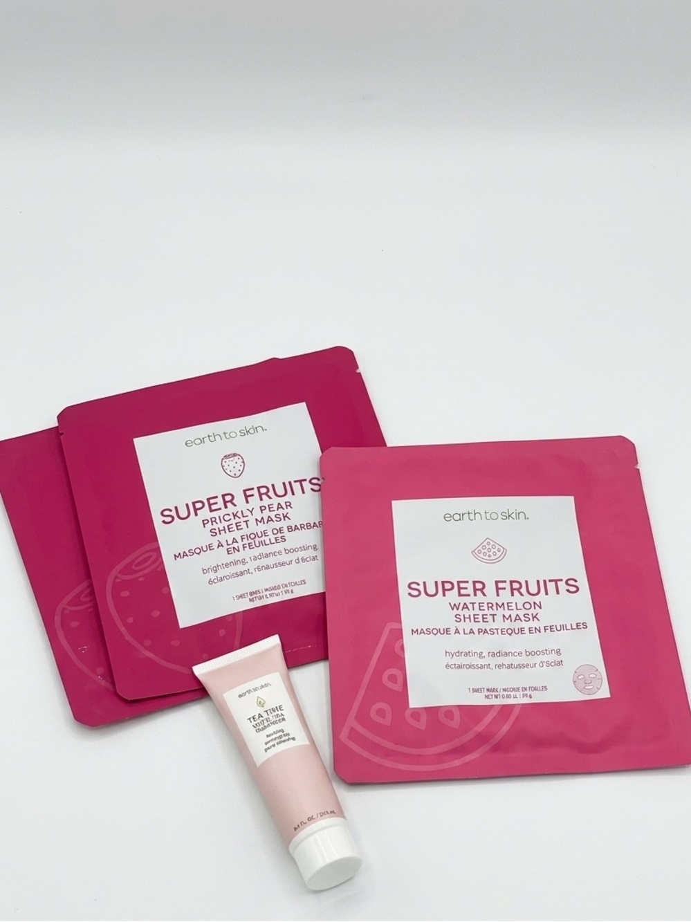 Earth To Skin Pink Fruits Bundle
